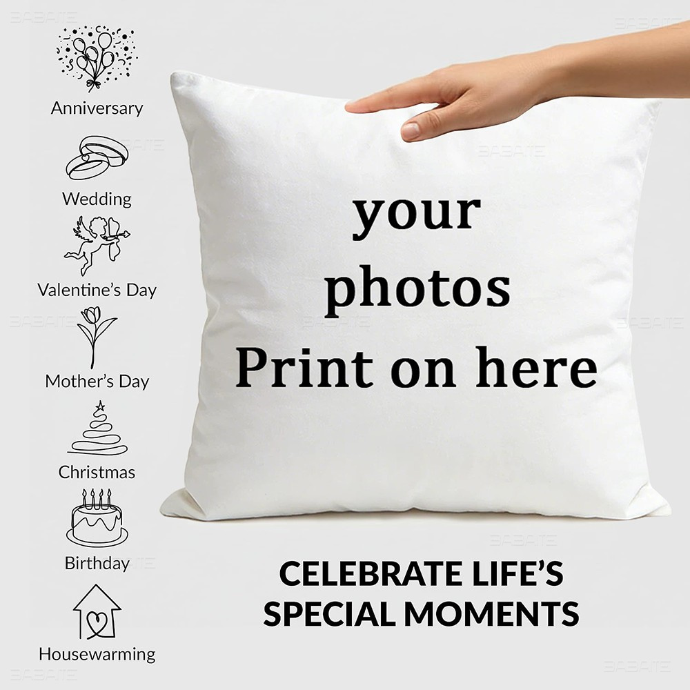 Home Textiles Photos - Funda de Almohada Personalizada con Foto