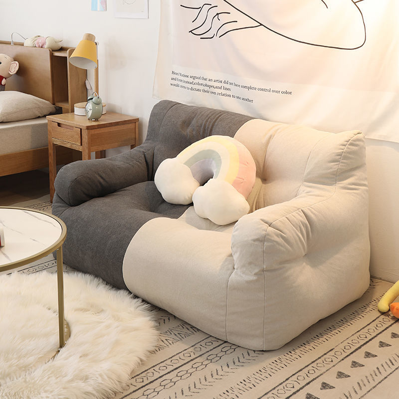 Floor Cushion Pouf - Sofás Bean Bag para 2 Personas,