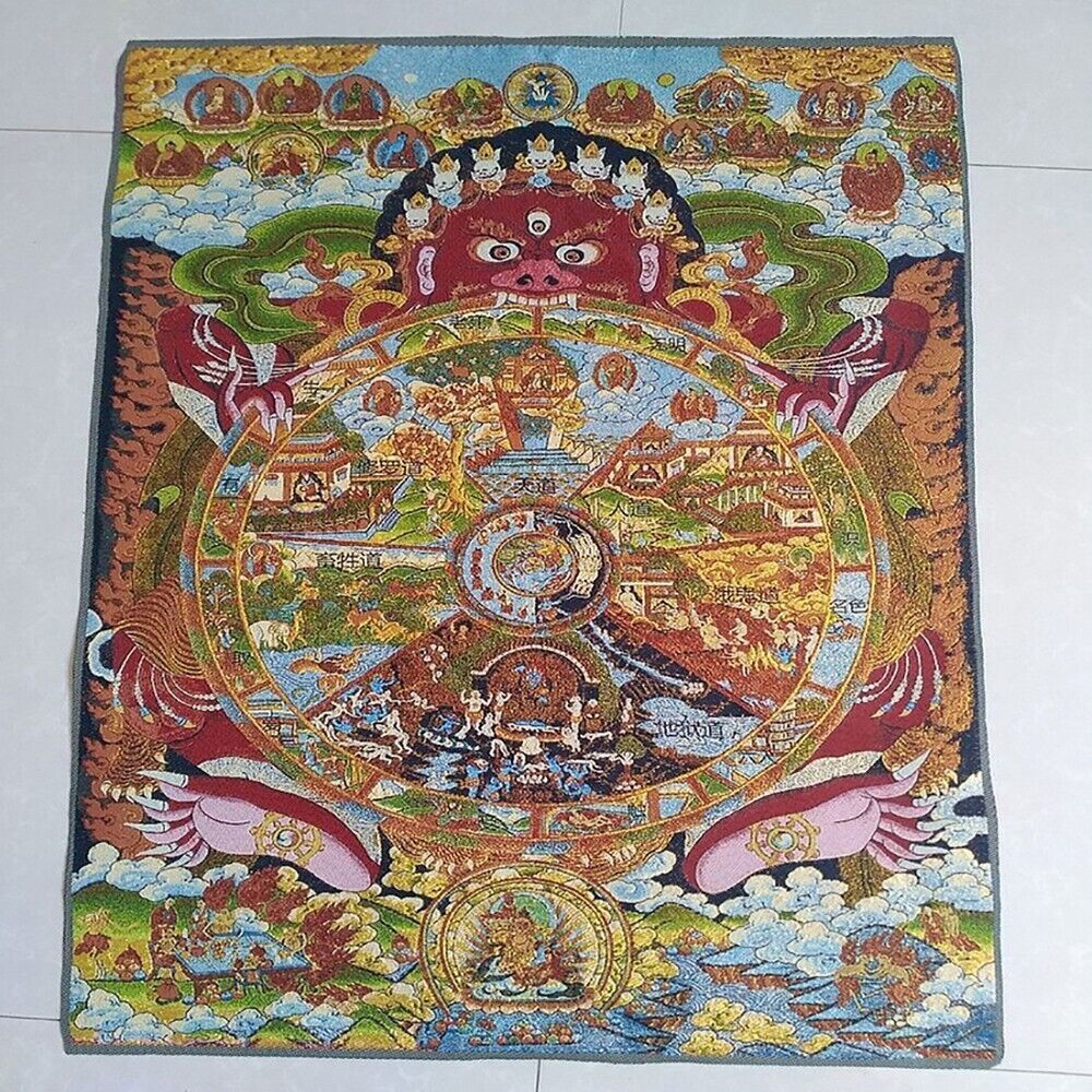 Pintura Budista de Seda para e - Home Textiles China reseña y precio