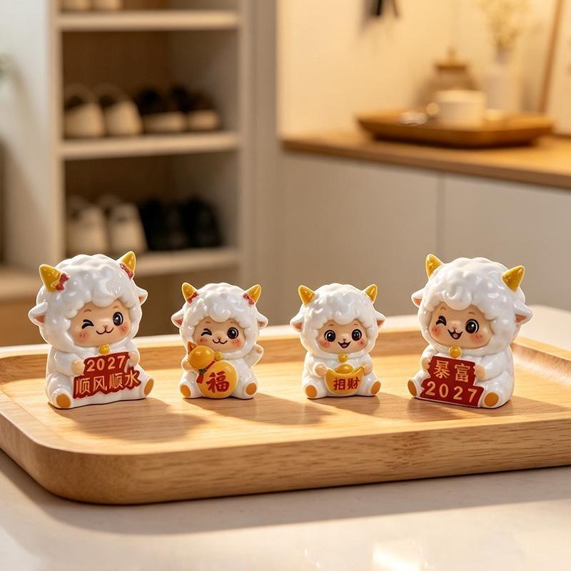 Adorables figuras de ovejas de - Home Textiles Designer reseña y precio