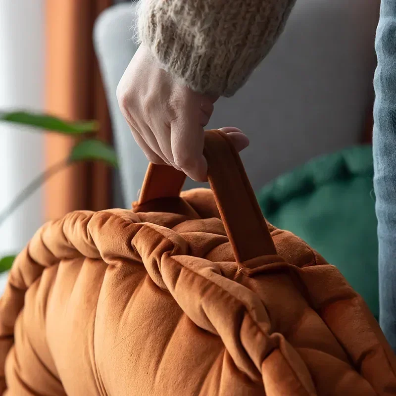 Tatami de terciopelo liso nórd - Floor Cushion Pouf reseña y precio