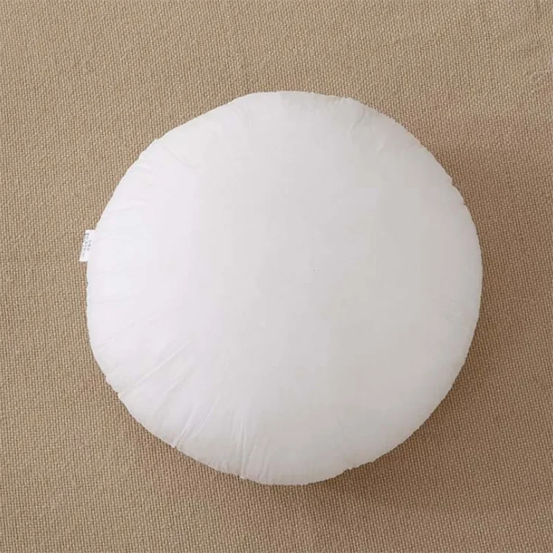 Cojín redondo blanco de algodó - Floor Cushion Pouf reseña y precio