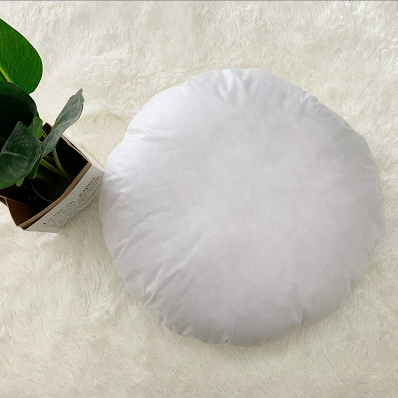 Cojín redondo blanco de algodó - Floor Cushion Pouf reseña y precio